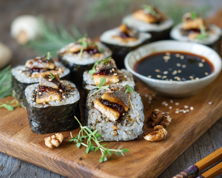 Mackerel Brown Rice Maki Rolls