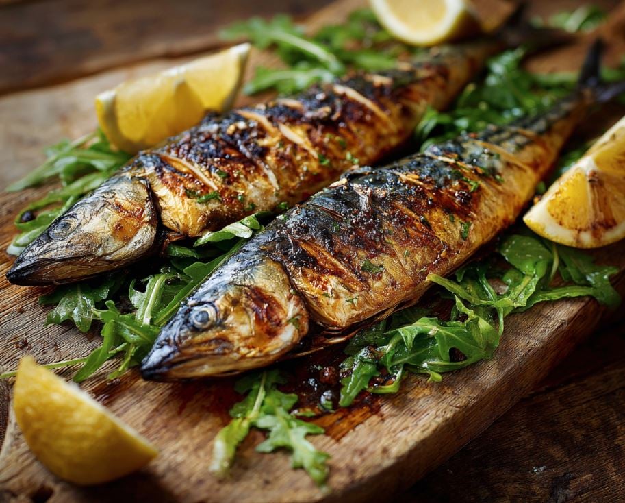 Whole Roasted Mackerel