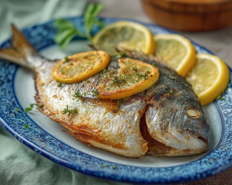 Air Fryer Pompano Fish