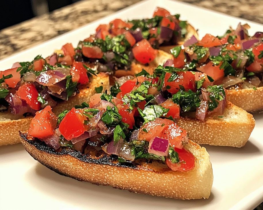 Anchovy Bruschetta