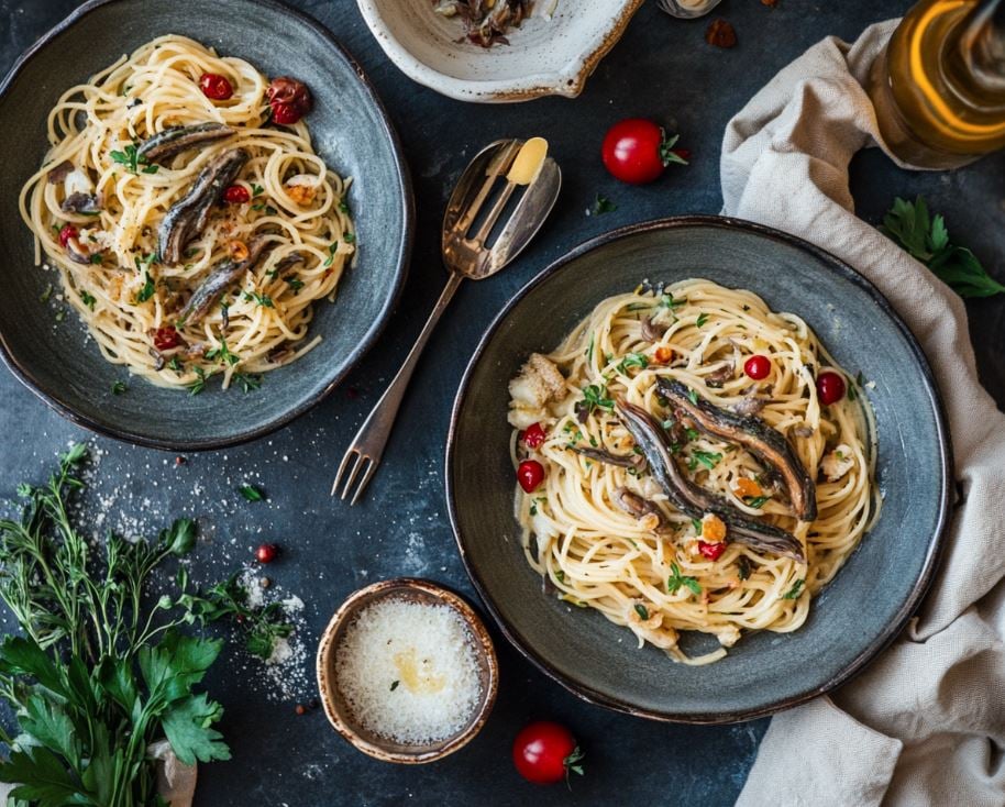 Anchovy Butter Pasta