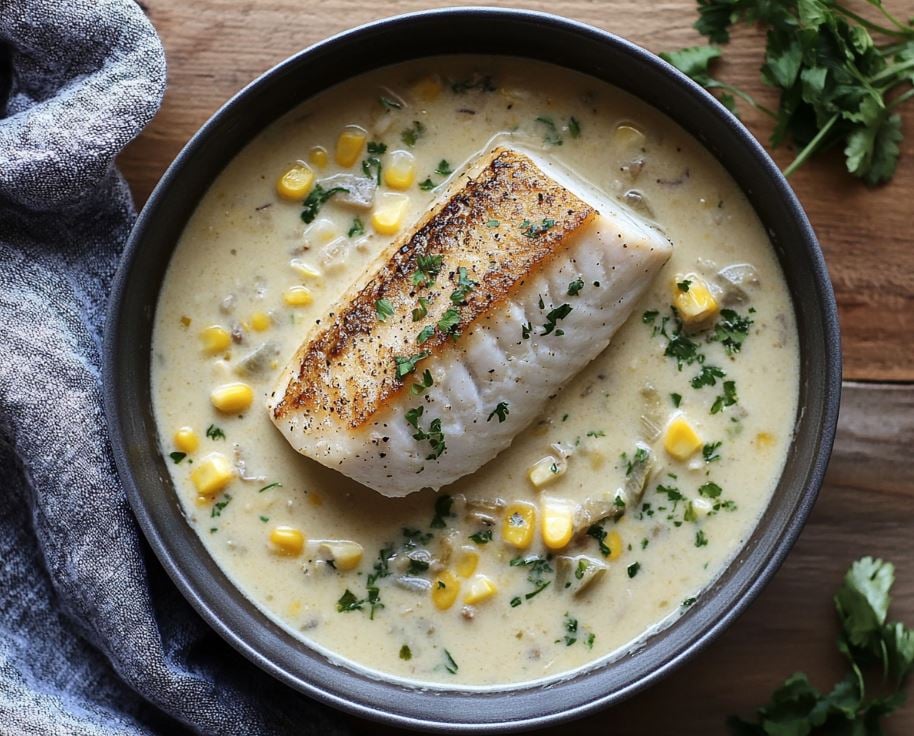 Barramundi Corn Chowder