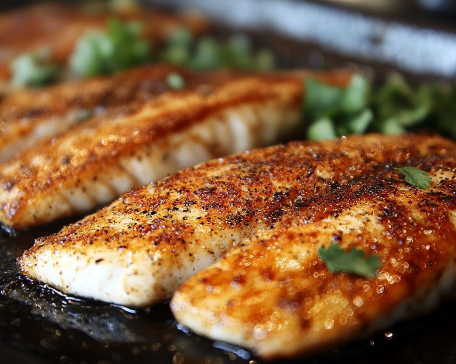 Blackened White Fish