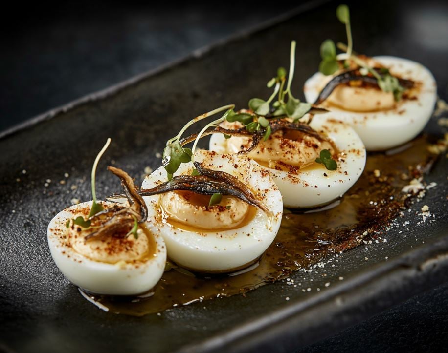 Deviled Eggs with Anchovy