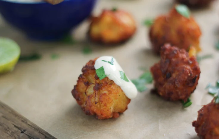 Grouper Fritters with Key Lime Sauce
