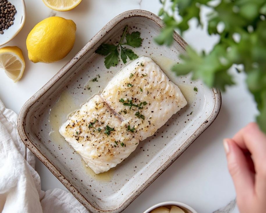 Lemon Garlic Butter Barramundi