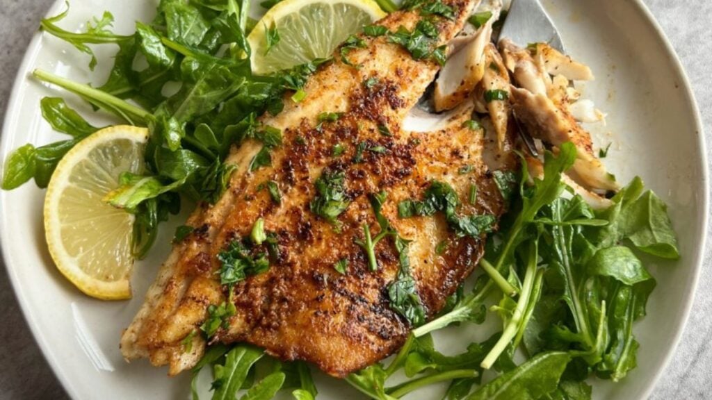 Pan-Seared Branzino