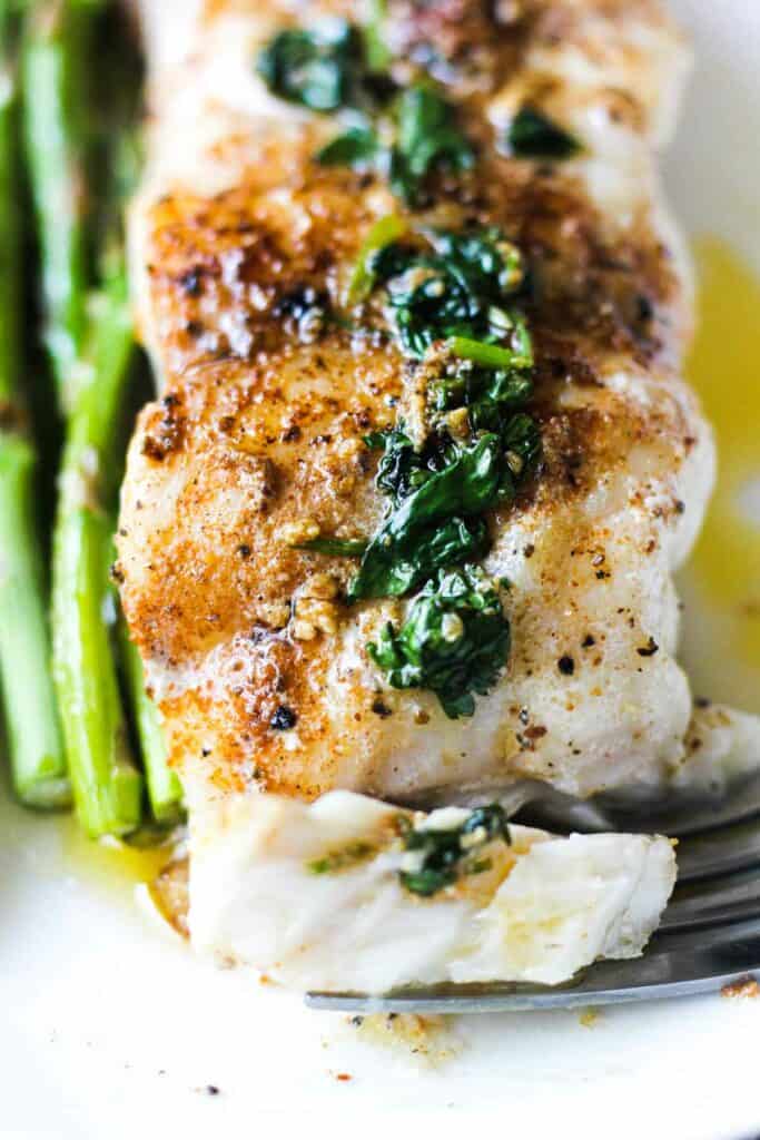 Pan Seared Grouper with Lemon Butter