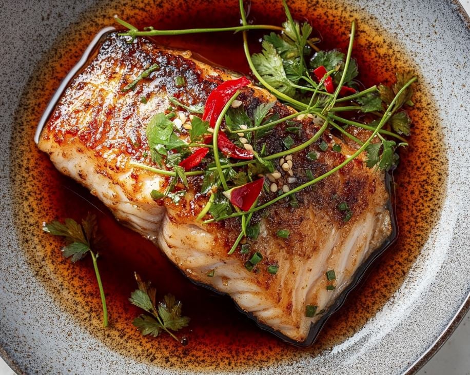 Soy-Ginger Barramundi