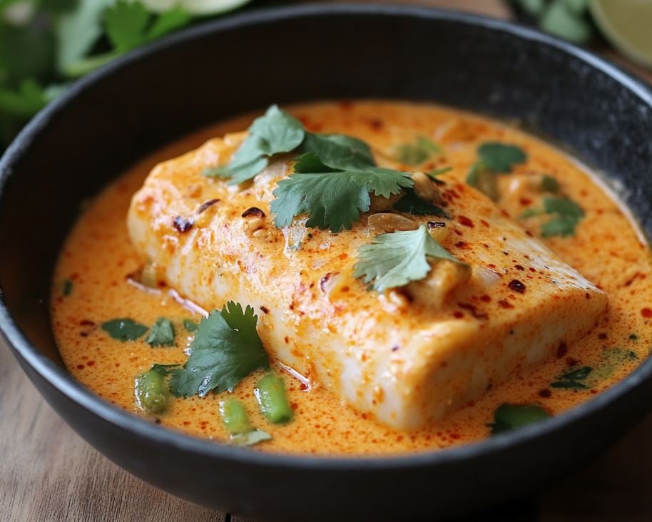 Red Thai Inspired Basa Coconut Curry