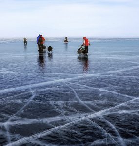 ice fishing