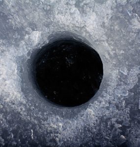 ice hole for fishing