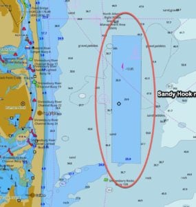 sandy hook reef gps coordinates