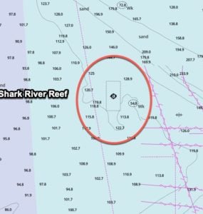 shark river reef gps coordinates
