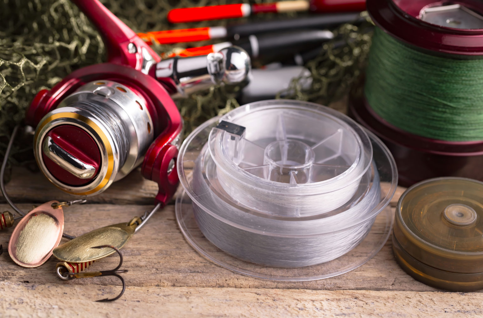 different types of fishing line