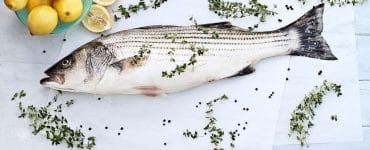 striped bass for dinner