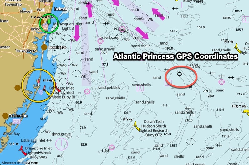 Atlantic Princess Gps Coordinates