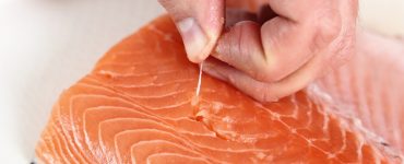 Removing Bones from Salmon Fillet