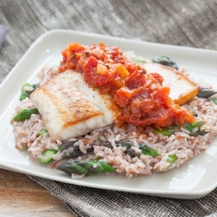 Image for Pan-Seared Drum and Tomato Jam
